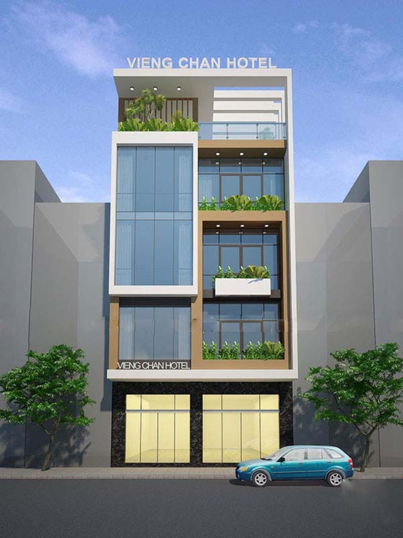 Thiết Kế Khách Sạn Mini 5x20